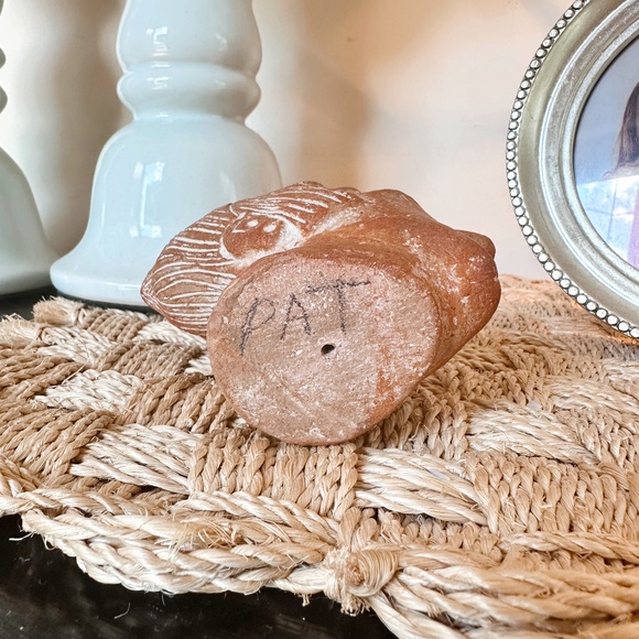 Hand- sculpted terracotta figurine of King Pakal - Picture 6 of 8